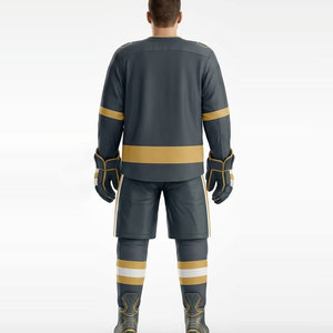 Ensemble d'équipement confortable pour joueur de hockey, tissu durable avec coutures robustes pour le patinage sur glace et l'utilisation en équipe - Product Image 4