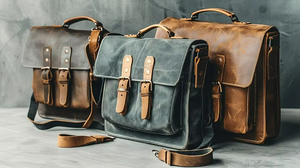 Bolsos de Mano de Cuero de Diseño Personalizado para Mujer, Estilo Crazy Horse, con Forro de Algodón, Dos Correas para Viajar, Portátil, Cuadernos - Product Image 5