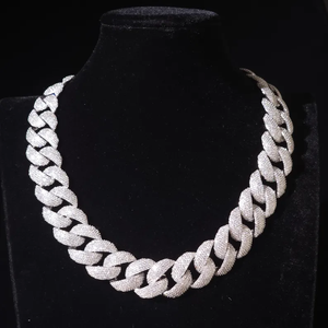 Luxury Moissanite OC DREE Pendant Necklace Iced Out Letter <b>Charm</b> Cuban Chain Hip Hop Jewelry Statement Piece Bold - Product Image 3