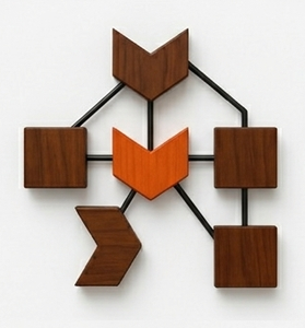 Meilleure décoration murale en métal inspirée de la nature, tendance pour l'intérieur moderne de la maison, sculpture murale élégante en fer. - Product Image 4