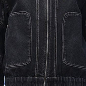 แจ็คเก็ตยีนส์ผู้ชาย OEM สไตล์ลำลอง เสื้อคลุมสำหรับฤดูใบไม้ร่วง แจ็คเก็ตยีนส์ติดกระดุม เสื้อโค้ทยีนส์โอเวอร์ไซส์สำหรับผู้ชาย แฟชั่นยีนส์ฟอกสีสไตล์ลำลอง - Product Image 6
