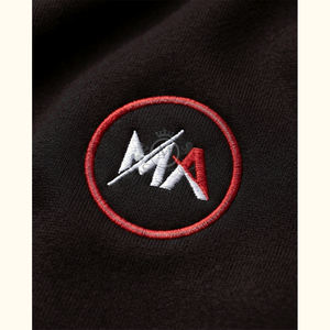 Sudadera con Capucha Negra para Hombre, Corte Regular, Tejido de Algodón, Estilo Casual, Logotipo Estampado en la Parte Delantera, Estilo Otoñal - Product Image 2