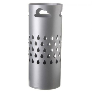 Porte-parapluie en métal au design unique avec structure en cadre, couleur rouge et noir, pour la décoration de la maison, design autoportant - Product Image 2