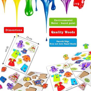 Tablero Educativo de Madera para Niños, Juguetes de Rompecabezas para Niños de 1 a 5 Años, Juguetes Educativos para Niños Pequeños - Product Image 4