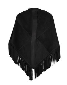 Black Women's Winter Solid Color Long Leather Shawl Wrap Scarf Windproof Breathable Durable Anti-Bacterial - Product Image 1