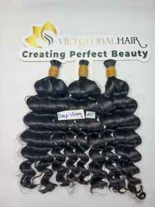 Super doble dibujado pelo virgen alta calidad a granel tendencia onda profunda precio al por mayor pelo crudo vietnamita doble dibujado paquetes - Product Image 5