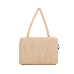 Funda Acolchada Blanca para Portátil, Bolsa Protectora para Notebook, Funda de Tela Suave para Computadora, para Dispositivos de 14 Pulgadas - Product Image 6