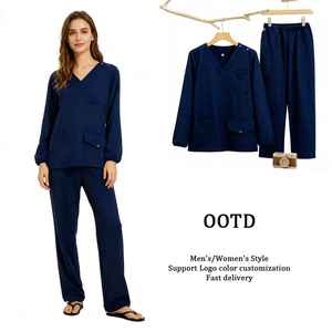 Tenues médicales pour femmes musulmanes, uniformes d'infirmières, conception personnalisée avec logo privé - Product Image 2