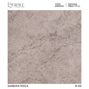 Azulejos de porcelana mate tallados de 24x24, ideales para conceptos de suelos texturizados que requieren un tono tranquilo y consistencia estructural. - Product Image 1