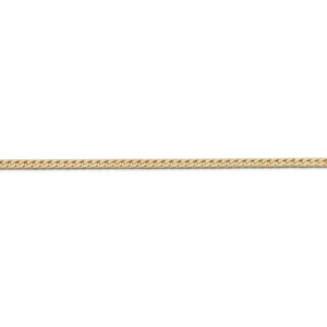 4.40mm Miami Cuban Curb Chain Link Integrated Box Clasp Minimalist Christian Unisex Bracelets Wholesale 14K 18K <b>Solid</b> <b>Gold</b> - Product Image 5
