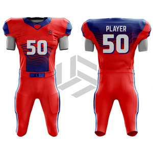 Men's Adult Custom Team Name American Football Jersey Short <b>Plus</b> <b>Size</b> Anti-Bacterial Anti-UV Breathable Quick Dry 100% Polyester - Product Image 1