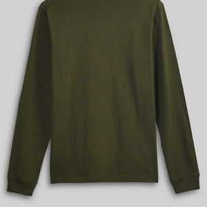 Camiseta de Verano para Hombre, Ajustable y Cómoda, de Manga Larga, Cuello Redondo, Costuras de Alta Calidad, Material Suave, con Logotipo - Product Image 6