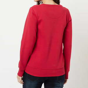 Prix de gros Sweat-shirt pour femme sur mesure, style tendance, streetwear, en matière unie - Product Image 3