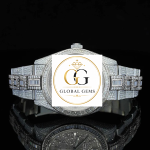 Reloj de Diamantes Plateado Personalizado con Movimiento Mecánico, Resistente al Agua 30 bar, para Uso Corporativo y Diario, Suministro Directo de Fábrica - Product Image 4