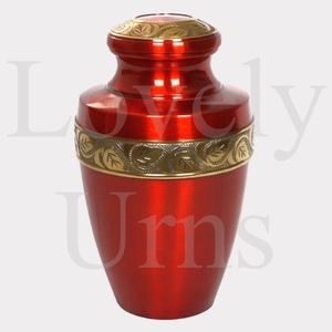Urna Funeraria Ruby Solstice para Cremación, Tamaño Mediano para Adultos, Recuerdo Conmemorativo, Contenedor para Cenizas, Diseño Elegante y Decorativo - Product Image 2