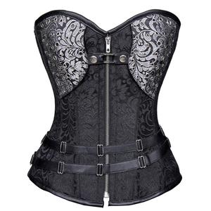 Corsets Vintage pour Femmes, Sexy, Sculptants, Respirants, Modernes, en Brocart, pour Grandes Tailles - Product Image 1