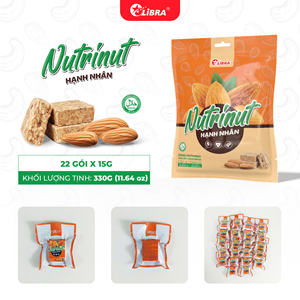 Galleta Nutrinut con Almendras 195G, Cereal Crujiente, Snack Saludable, Fabricante OEM - Product Image 4