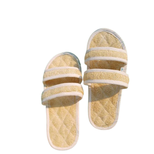 [TOP RATED] | <b>Loofah</b> Slippers Breathable Exfoliating Flip Flops Sandals For House Bathroom Beach Wear from Vietnam - Product Image 1