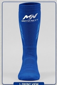 Chaussettes de motocross décontractées 2026 sur mesure, 100 % nylon, antidérapantes, séchage rapide, écologiques, motif uni, pour l'hiver – En vente - Product Image 2