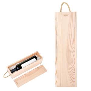Bright Finish Wooden Bottle Holder For Dining Table Wine Bottle Organizer Natural Wood <b>Storage</b> Rack For <b>Kitchen</b> Counter - Product Image 1