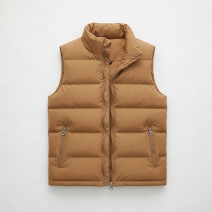 Warm Half Sleeve Puffer <b>Jacket</b> <b>Packable</b> Travel Friendly Insulated Coat Outerwear Casual Short Sleeve Padded Layer - Product Image 3