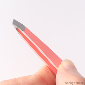 Pinzas Profesionales para Cejas con Punta Inclinada, Acero Inoxidable, Herramienta de Precisión para Depilación Facial - Product Image 4