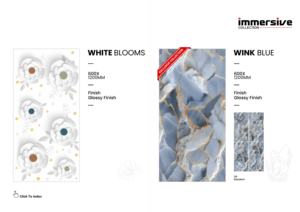 Azulejos de Porcelana Refinada 60X120CM 600X1200MM Acabado Brillante Elegante Formato Grande para Interiores Residenciales Baño Villa - Product Image 4