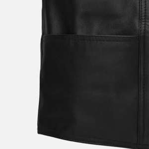Chaleco de Invierno Casual para Mujer de Alta Calidad, Transpirable, Ligero, Ecológico, de Secado Rápido, Personalizable, de Cuero Genuino Vintage - Product Image 4