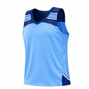 Wholesale Blank Basketball Jersey Sleeveless Mesh Sports Shirt Custom Athletic Practice Wear - Product Image 1