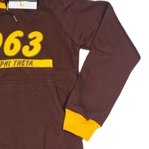 Sudaderas con Capucha y Sudaderas Personalizadas con Bordado de Letras Griegas LOTA PHI THETA, Sudaderas de Fraternidad y Hermandad de Algodón y Felpa - Product Image 5
