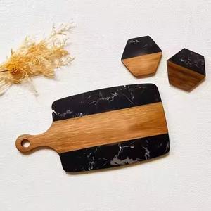 Tabla de Cortar de Madera Premium, Tabla de Cortar de Madera Maciza para Verduras, Carne, Frutas, Cocina, Alimentos - Product Image 5