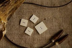 Bouton de jean en os de buffle de haute qualité, élégant, électroplaqué, avec logo personnalisable, pour chemises homme et femme - Product Image 5