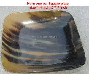 Bol décoratif en corne naturel et écologique, personnalisable, fait à la main à partir de corne de buffle, pour la décoration du salon ou du bureau - Product Image 6