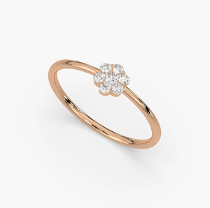 Anillo de Lujo con Diamantes Cultivados en Laboratorio, Certificados por IGI, Chapado en Oro Rosa de 14K, para Mujer, Joyería para Bodas y Fiestas - Product Image 3