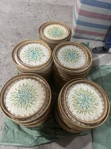 Panier de rangement rectangulaire moderne en plastique tressé pour aliments, fruits, plateau de service, présentoir de cuisine domestique, couleur personnalisable pour mariage - Product Image 5