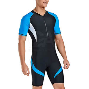 Traje de Baño para Hombre, Diseño 2026, Manga Corta, Color Personalizado, Traje de Natación Personalizado - Product Image 2