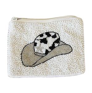 Compact Handmade Beaded Coin <b>Pouch</b> Small Zipper Wallet Ethnic Vintage <b>Mini</b> Purse for Women At Cheap Price - Product Image 1