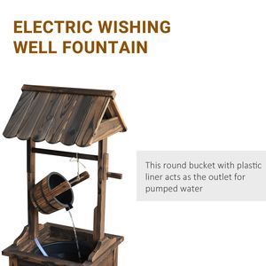 Fontaine à souhaits rustique pour jardin extérieur 220V, accent décoratif - Product Image 6
