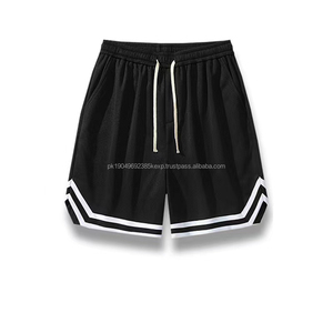 Pantalones de baloncesto de secado rápido para entrenamiento, pantalones de cinco cuartos, pantalones cortos holgados pero hasta la rodilla para hombres, deportes, correr, Fitness - Product Image 1
