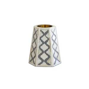 Candelabros de Hueso Incrustado Hechos a Mano, Estilo Árabe, Porta Incienso, Hermosos Candelabros y Decoración de Mesa, Candelabros de Lujo - Product Image 2