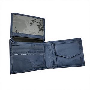 Vente en gros de sacs à main pour hommes en cuir de vache Buffalo original de qualité supérieure portefeuille pour hommes longue durée lettre brodée style quotidien article - Product Image 4