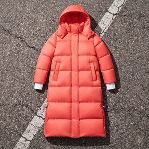 Abrigo largo acolchado con capucha para hombre, chaqueta gruesa informal de invierno, estilo urbano - Product Image 1