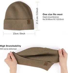 Gorro de Punto de Invierno Unisex con Logotipo Personalizado al por Mayor, Estilo Lindo, 100% Acrílico, Cálido, con Puño Acanalado, para Exteriores - Product Image 2