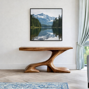 Customized <b>live</b> <b>edge</b> <b>table</b> solid wood console <b>table</b> unique entryway hallway dresser farmhouse entryway console <b>table</b> home accent - Product Image 1