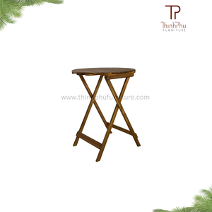 Bistro Lisa Furniture European Style Vietnam Outdoor Wooden Furniture <b>Foldable</b> Bistro Set Sustainable Outdoor Decor - Product Image 5