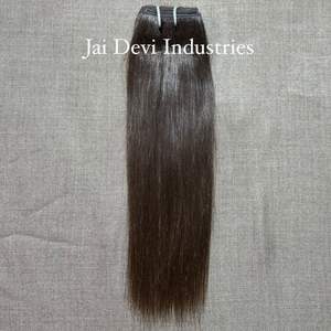 Prix d'usine en gros, sans taxes, mèches vietnamiennes brutes non-Remy, lisses comme des baguettes, tissage à double trame, toutes couleurs - Product Image 2