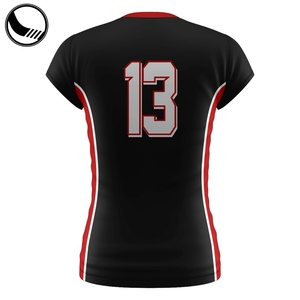 Uniformes de volley-ball pour hommes 100% polyester personnalisés, noir et blanc, maillots de volley-ball, nouveau style d'uniforme de volley-ball - Product Image 2