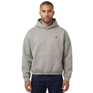 Sudadera con Capucha Extra Grande de Lujo, 100% Algodón, Felpa, Lisa, Unisex, Corte Holgado, Suave, Transpirable, Ecológica, Informal - Product Image 1