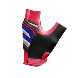 Breathable Mesh Sublimation Cycling <b>Gloves</b> Shock Control Flexible Design Anti Slip Grip Men Women Sublimation Cycling <b>Gloves</b> - Product Image 4