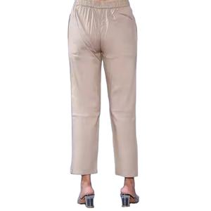 Nouveau design OEM pantalon en molleton de coton pour femmes pantalon respirant de conception de streetwear solide - Product Image 5